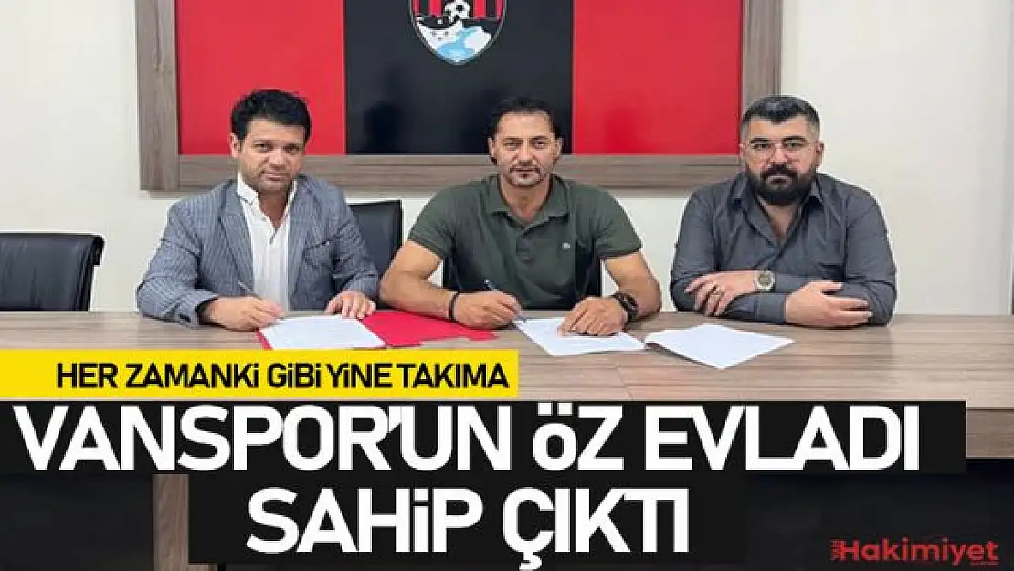 Vanspor FK teknik direktör Zeki Yılmaz ile anlaştı