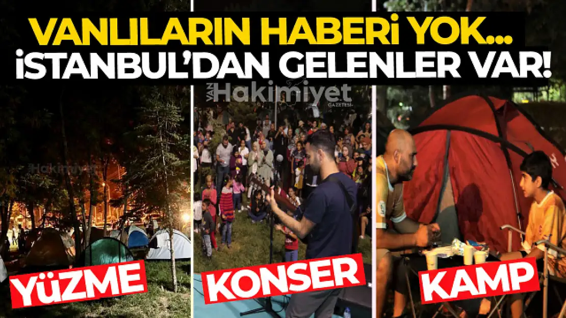 1. Van Denizi Yüzme Festivali başladı! Bir hafta sürecek...