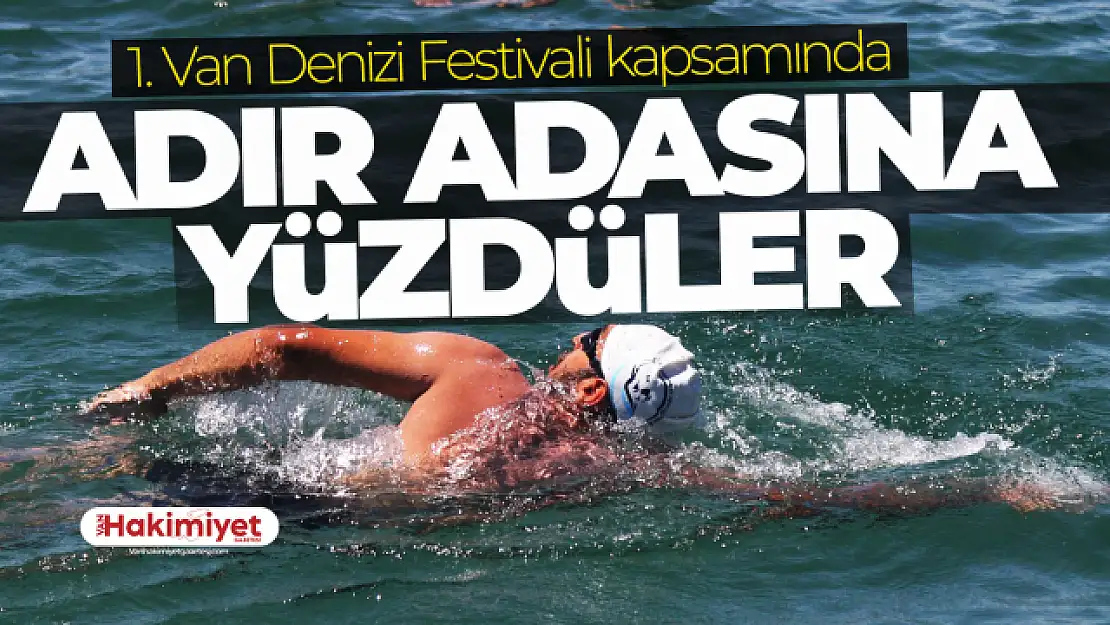 1. Van Denizi Yüzme Festivali devam ediyor