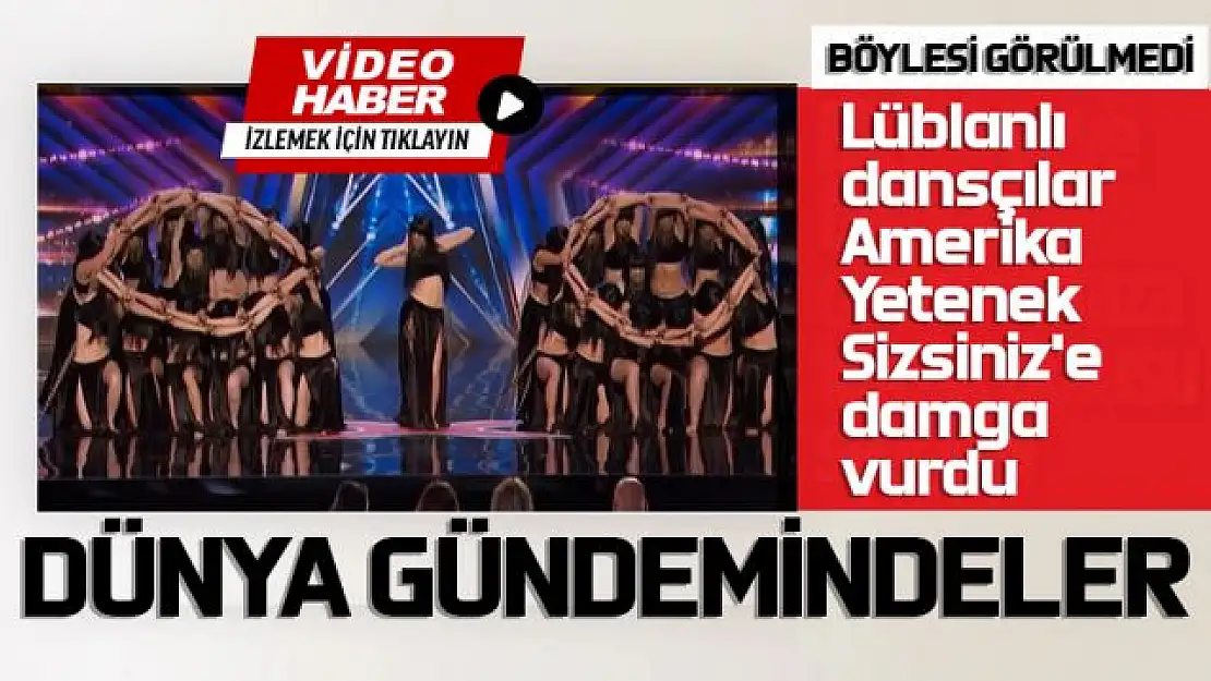 Amerika Yetenek Sizsiniz Yarışmasına Damga Vuran Lüblanlı dansçılar