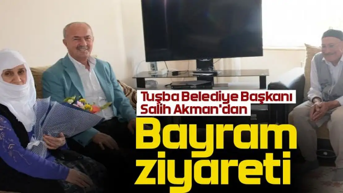 Başkan Akman, Bayram geleneğini bozmadı