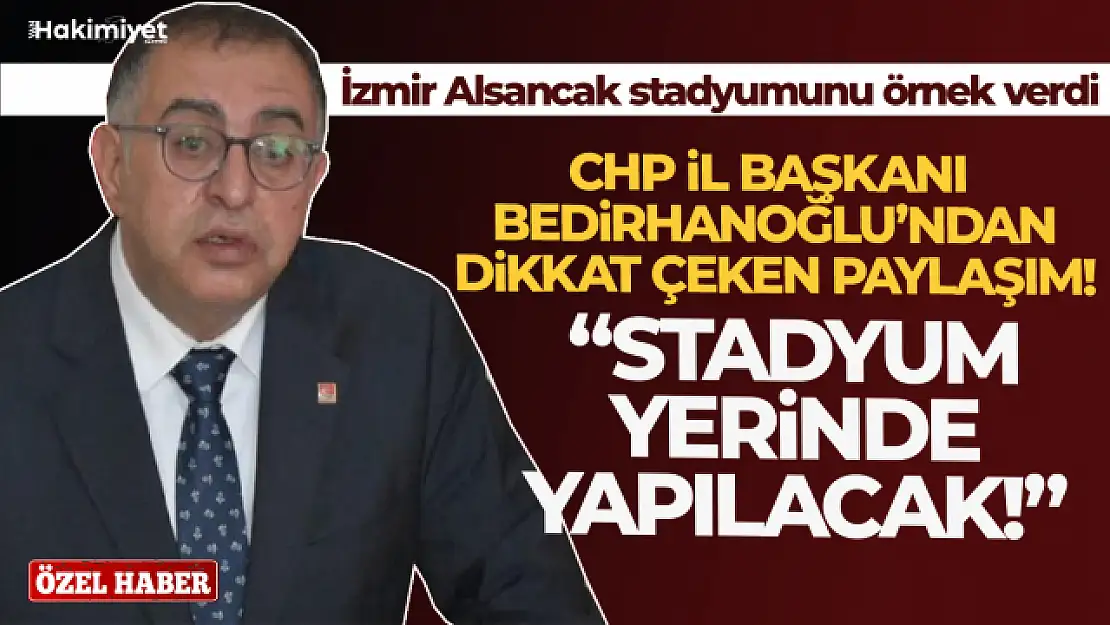 Başkan Bedirhanoğlu, Van stadyumu ile ilgili açıklama yaptı