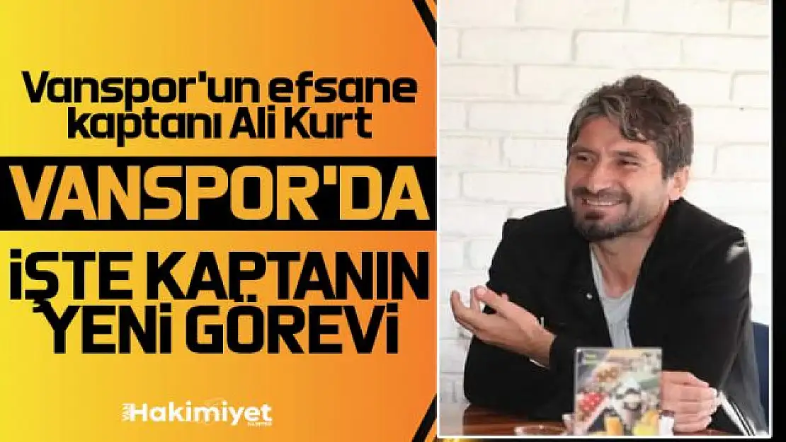 Efsane kaptan Ali Kurt Vanspor'da!