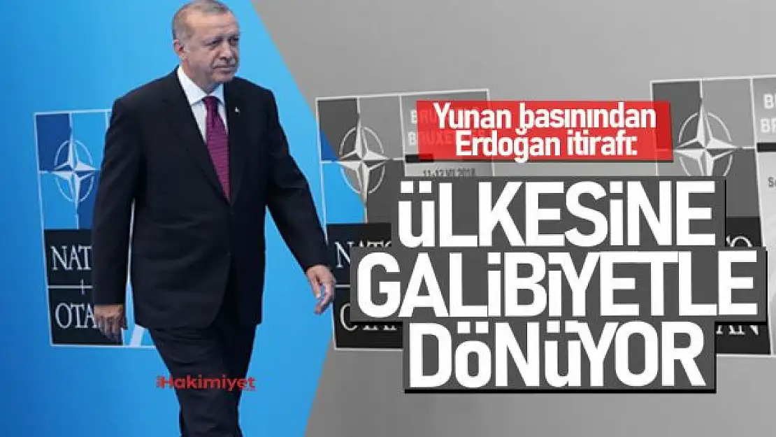 Erdoğan NATO toplantısından galibiyetle dönüyor