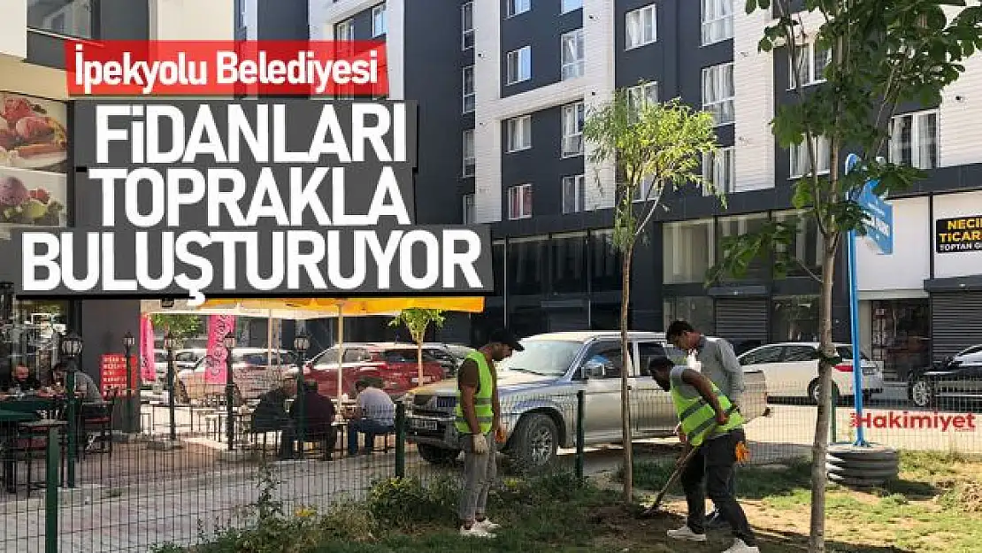 İpekyolu Belediyesi ilçeye yeşil alan kazandırma çalışmalarına hız verdi