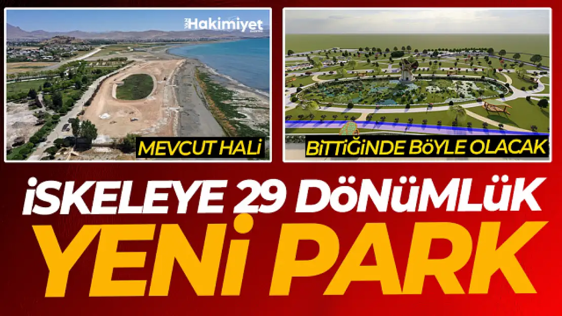 İskele sahiline 29 bin metrekarelik modern park!