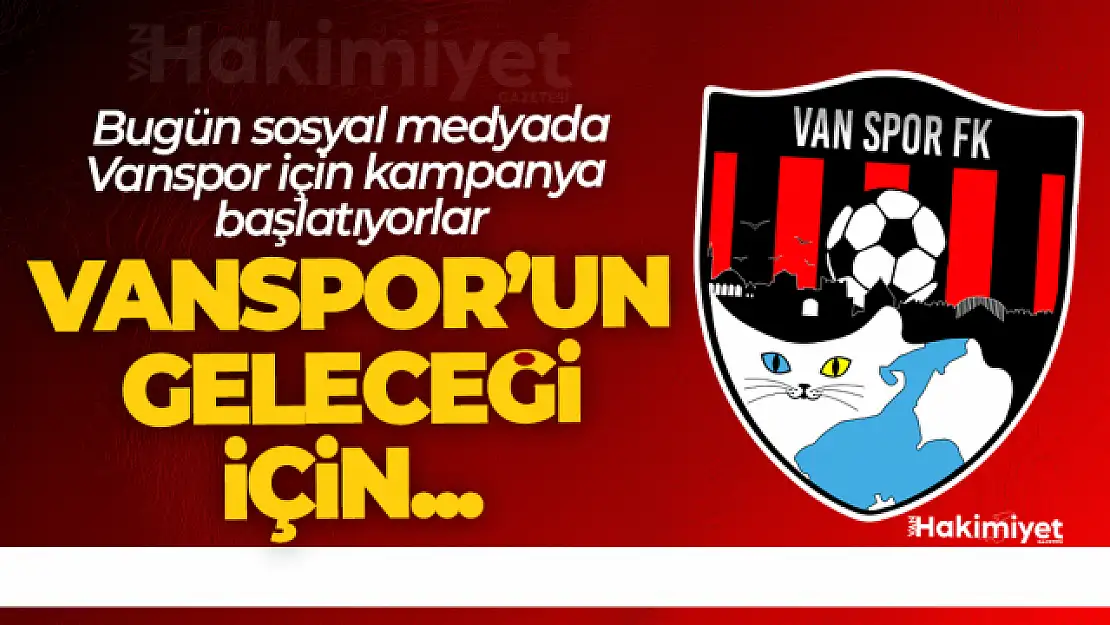 Taraftarlar Vanspor için kampanya başlatıyor!