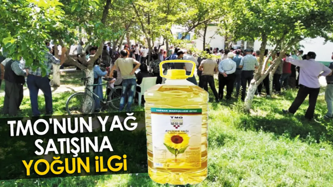 TMO'nun yağ satışına yoğun ilgi