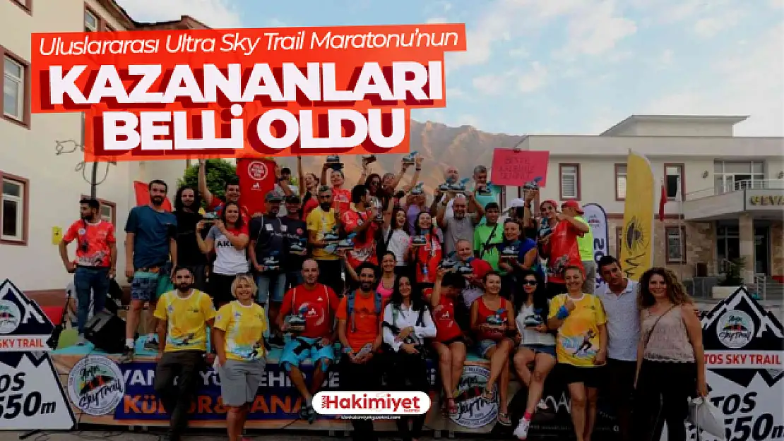 Uluslararası Ultra Sky Trail Maratonu'nda kazananlar belli oldu