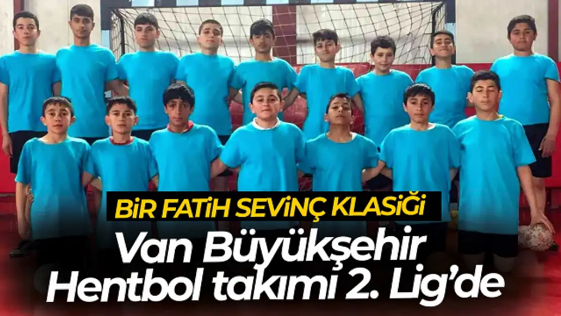 Van Büyükşehir Belediyesi Hentbol Takımı 2. Lig'de