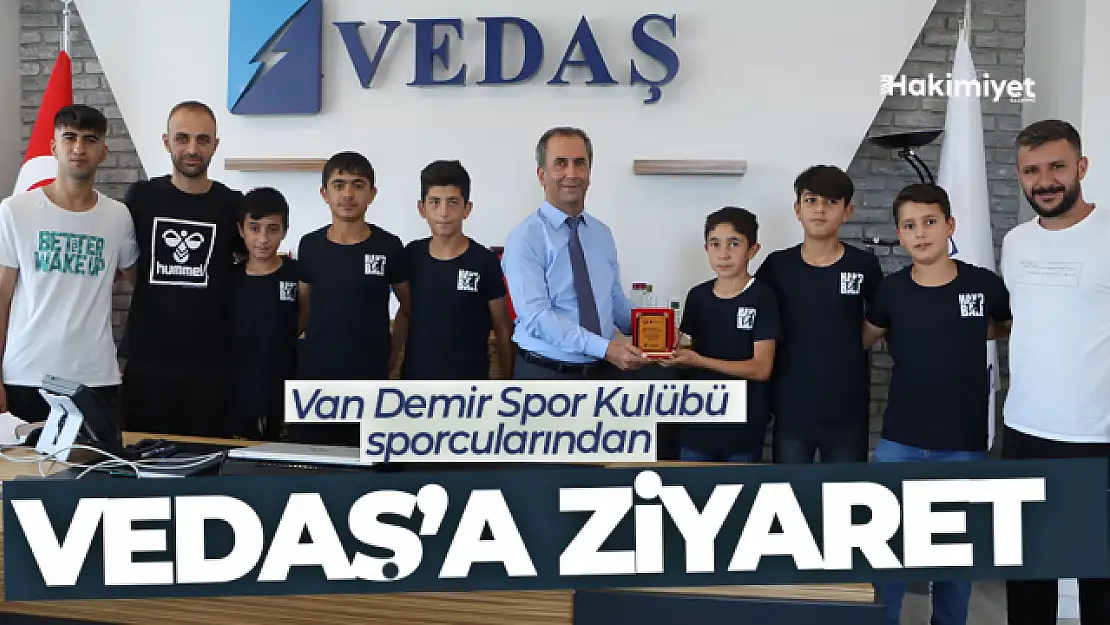 Van Demir Spor Kulübü sporcularından VEDAŞ'a ziyaret