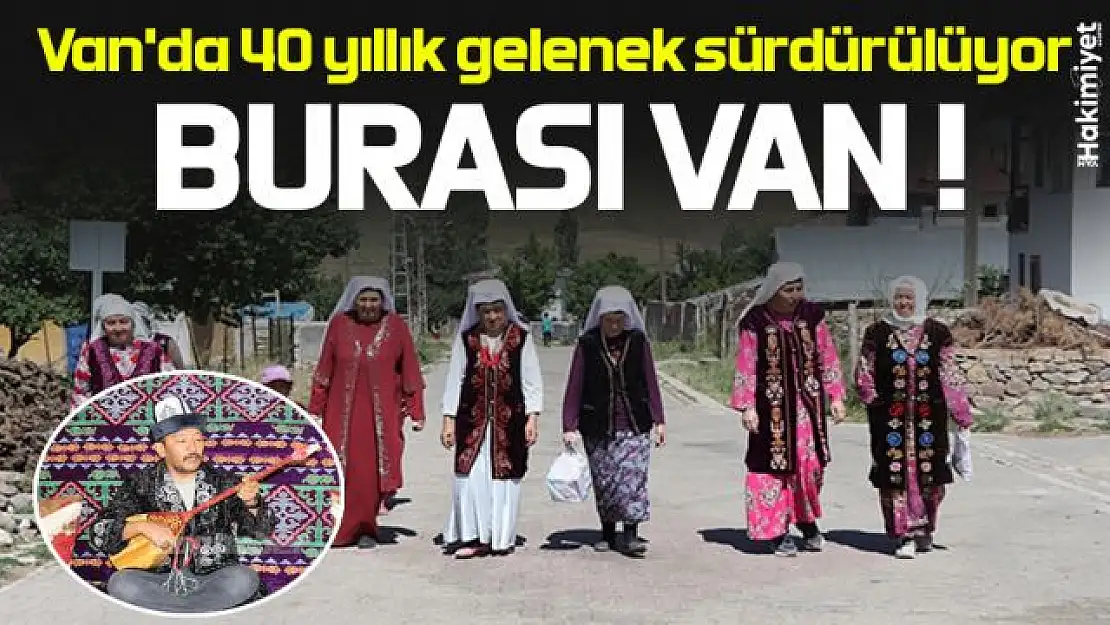 Van'daki Kırgızlar renkli geleneklerini sürdürüyor