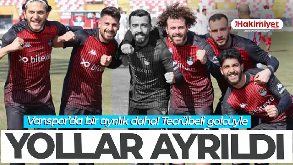 Vanspor'da Mehmet Özdıraz ile yollar ayrıldı