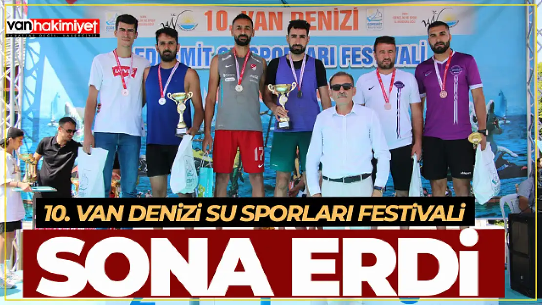 10. Van Denizi Su Sporları Festivali sona erdi