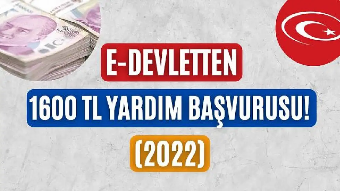 1600 TL Öğrenci Yardımı Nasıl Alınır?