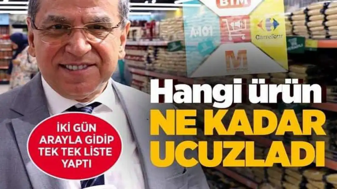 BİM, A-101, Migros'a indirim çağrısı! Tarım Kredi Marketler'in fiyatlarıyla yarışın! Ne ne kadar ucuzladı?