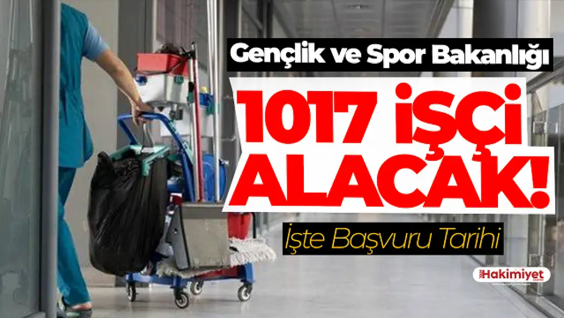 Gençlik ve Spor Bakanlığı 1017 Personel Alacak