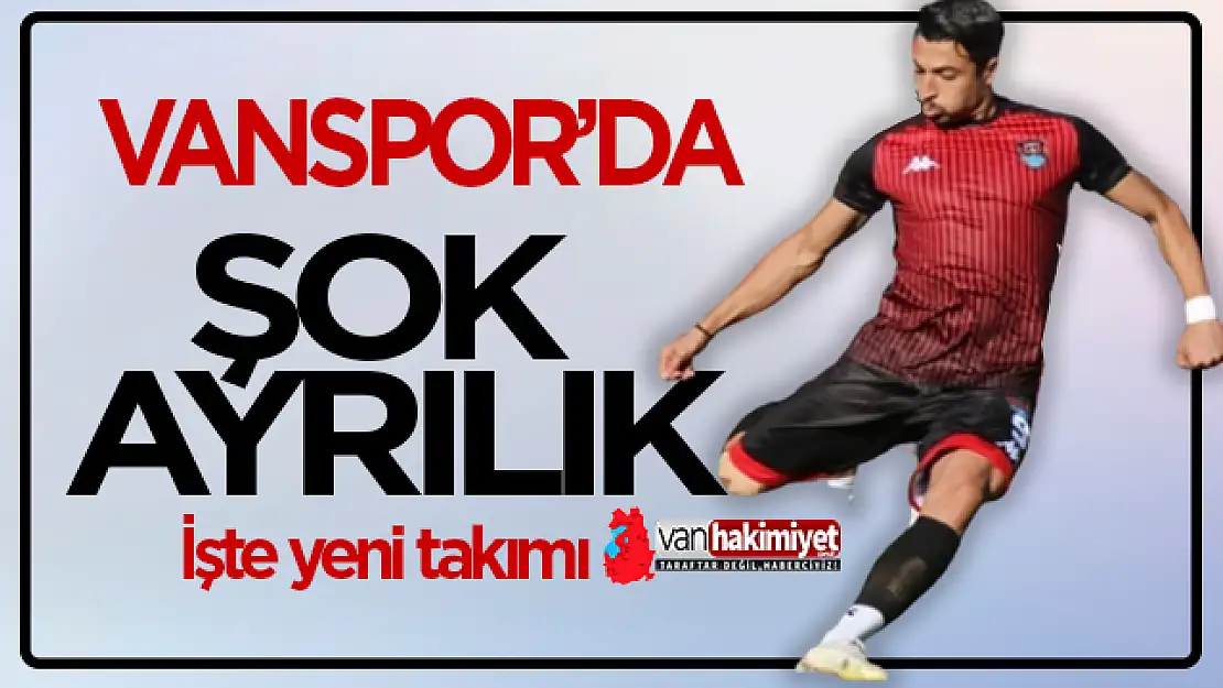 Hamza Küçükköylü Vanspor'dan ayrıldı