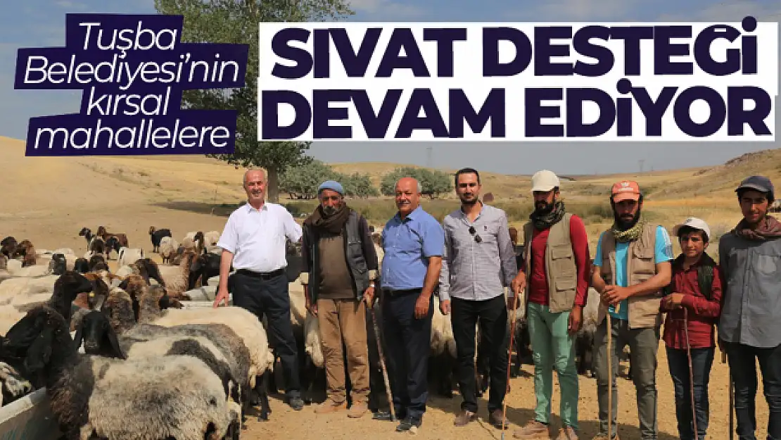 Tuşba Belediyesi'nin sıvat desteği devam ediyor