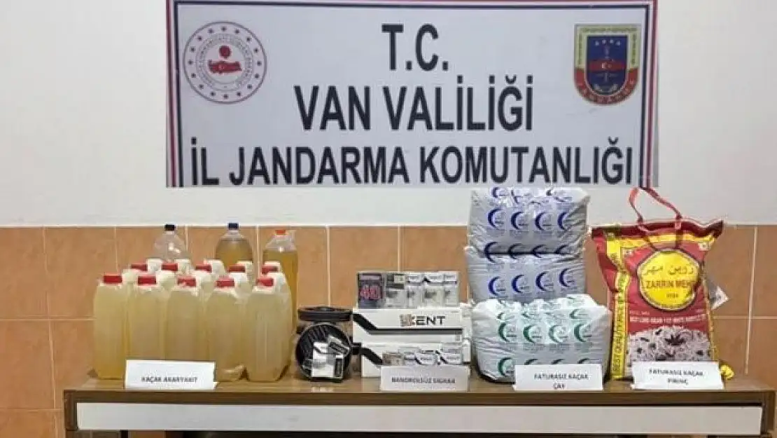 Van haberi! Van'da kaçak akaryakıt ve sigara ele geçirildi