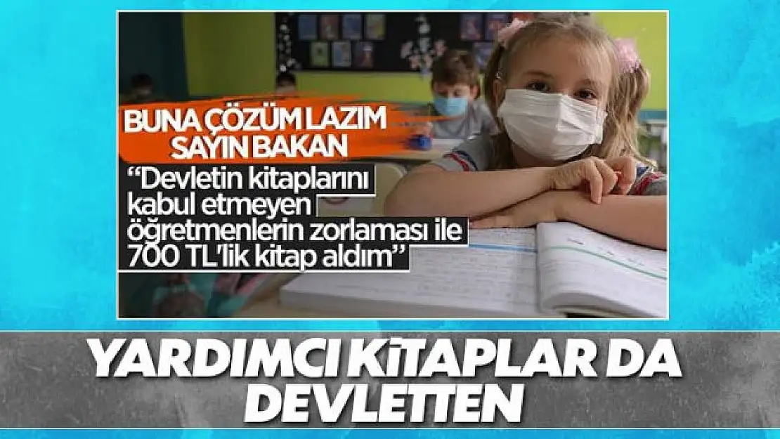 Yardımcı kitaplar öğrencilere ücretsiz dağıtılacak