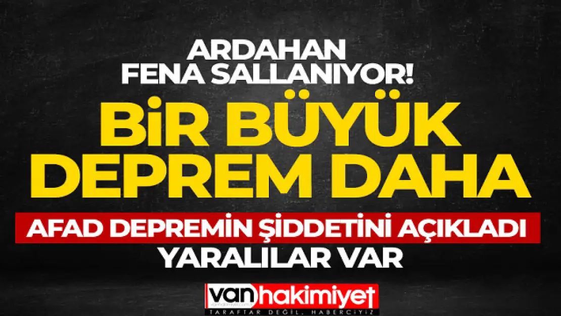 Ardahan fena sallanıyor! Yeni deprem oldu AFAD şiddetini açıkladı