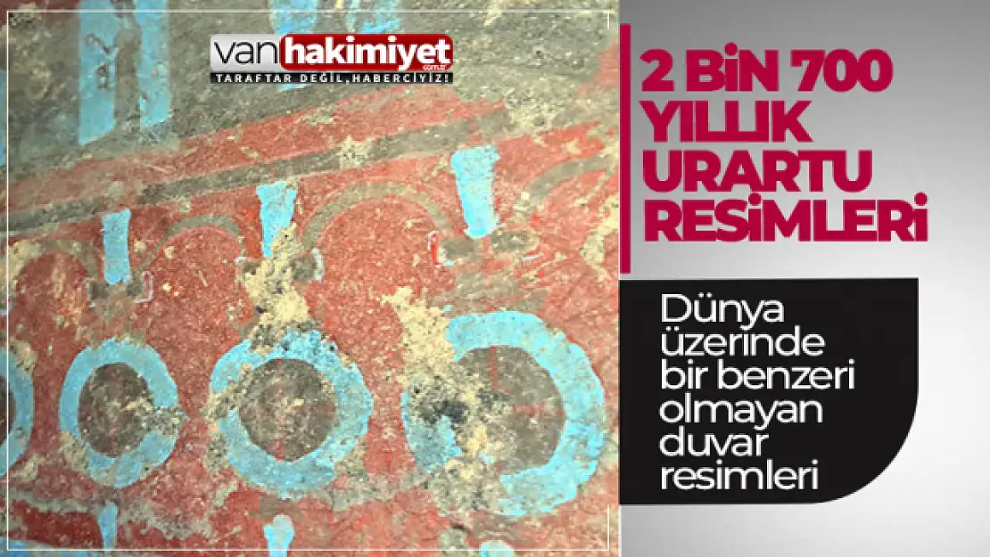 Urartu'nun 2 bin 700 yıllık duvar resimleri arkeologları heyecanlandırdı