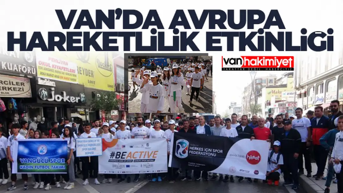 Van'da Avrupa Hareketlilik Haftası etkinliği