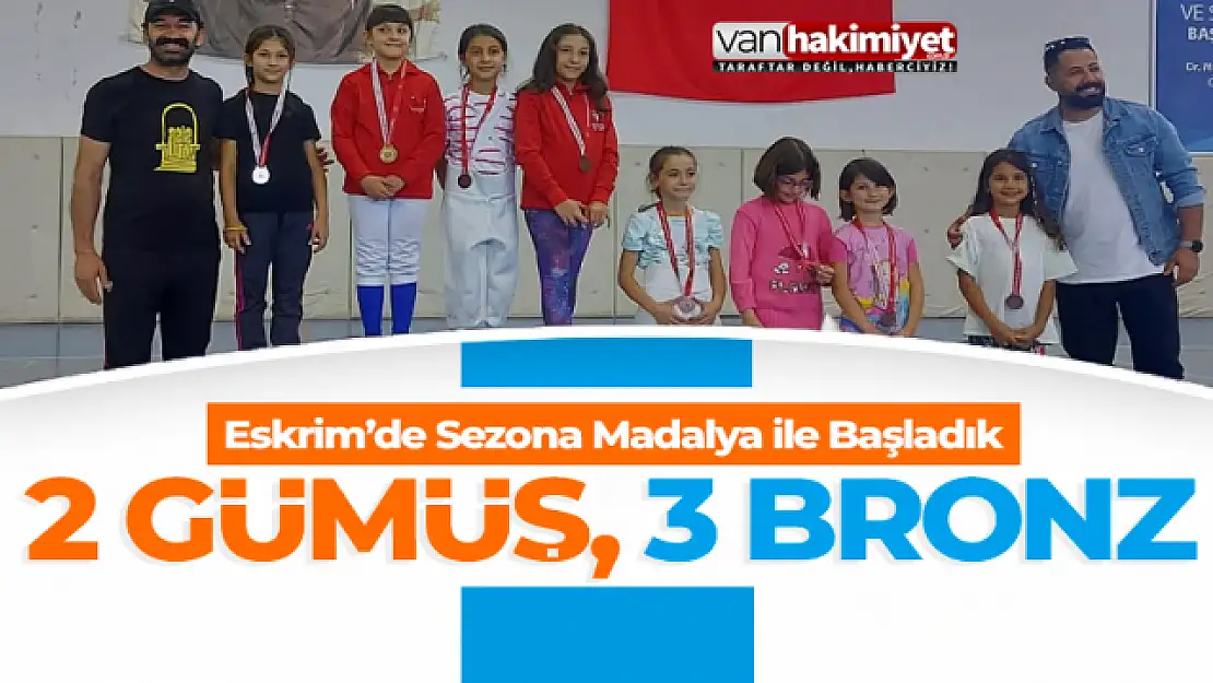 Vanlı sporcular Eskrim'de sezona madalya ile başladı