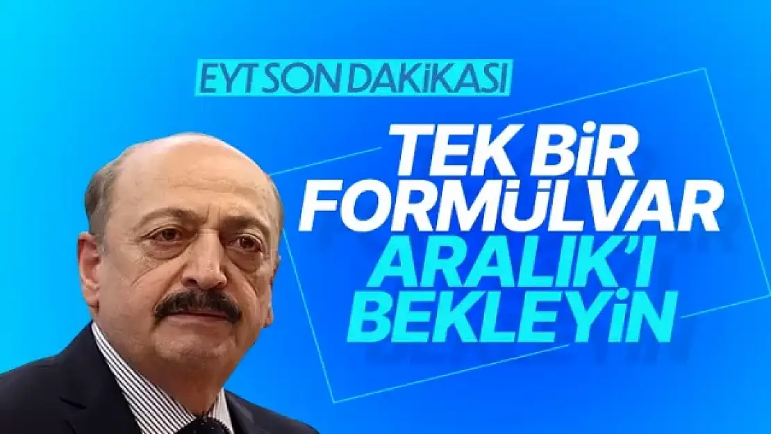 Vedat Bilgin'den EYT ve sözleşmeliye kadro açıklaması