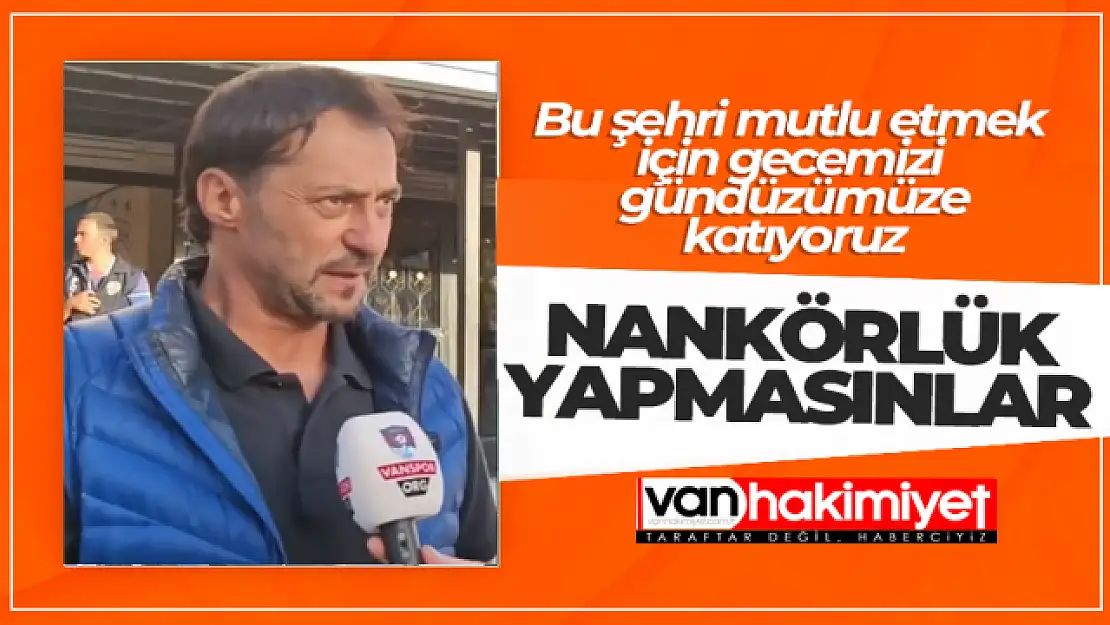 Zeki hoca maç sonunda konuştu: Nankörlük yapmasınlar!