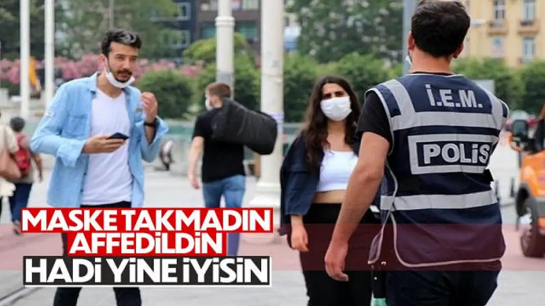 Maske takmama cezaları siliniyor