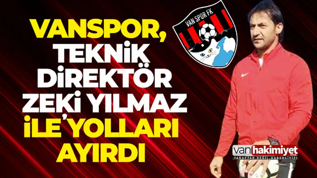 Vanspor, Zeki Yılmaz ile yolları ayırdı