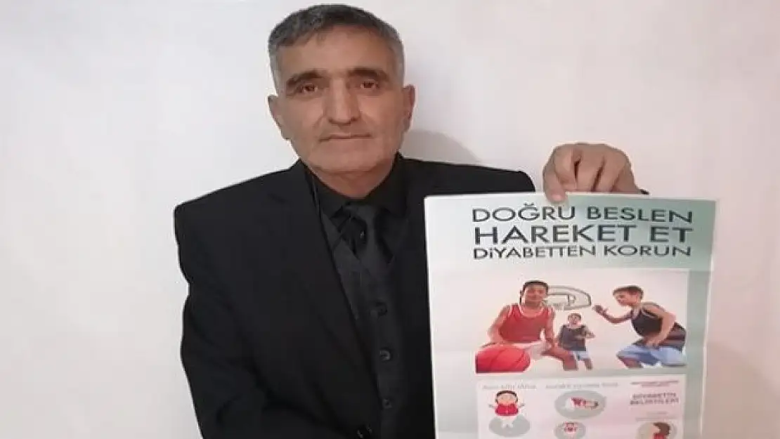 Gazeteci Çurku'dan Diyabet farkındalığı