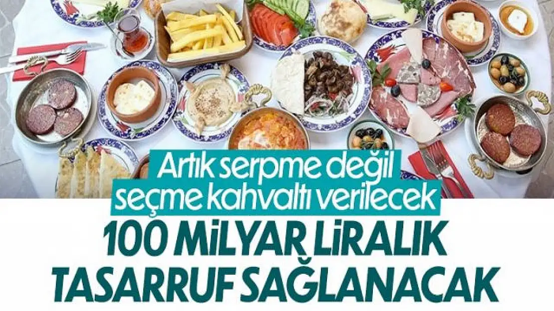 Serpme kahvaltı dönemi bitiyor