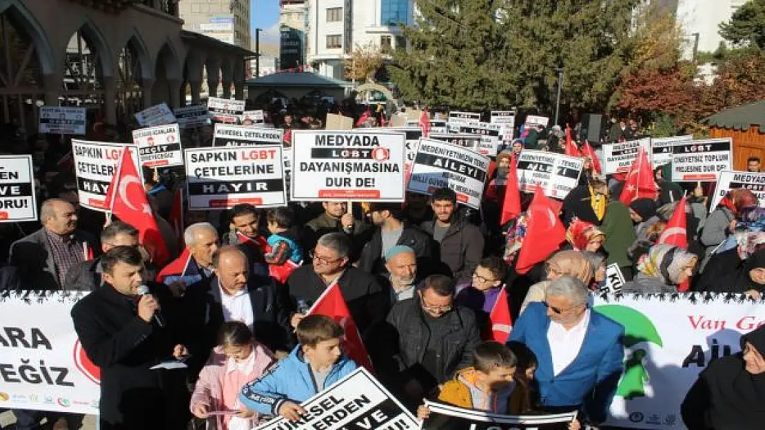 Van'da, 'Ailen saldırı altında, harekete geç' yürüyüşü