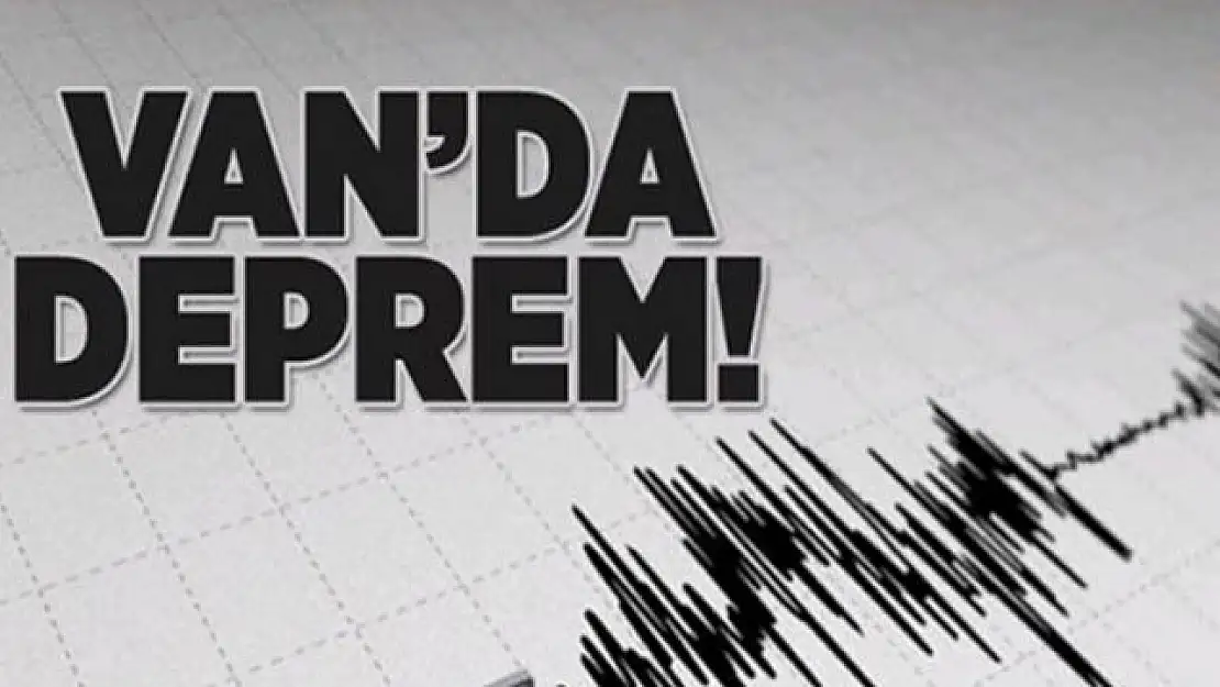 Van'da deprem oldu! AFAD deprem büyüklüğünü duyurdu...