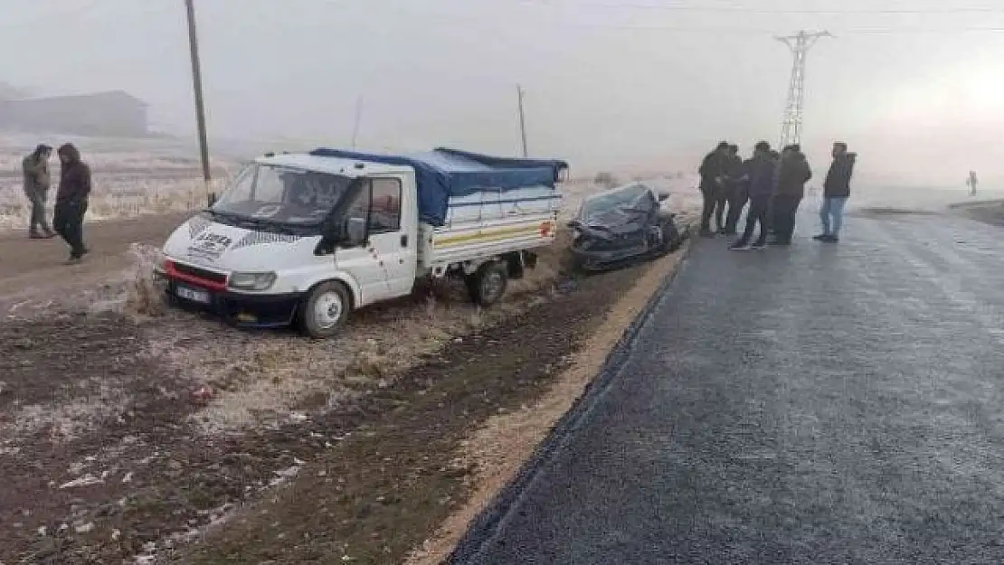 Özalp'te korkutan kaza: 1 kişi yaralandı