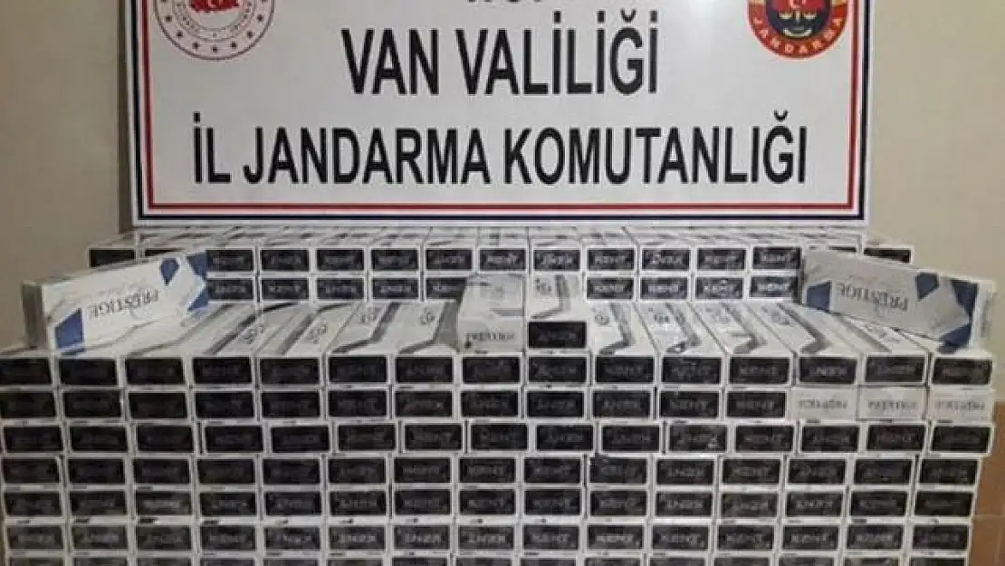 Van'da bir ayda 21 bin 888 paket kaçak sigara ele geçirildi