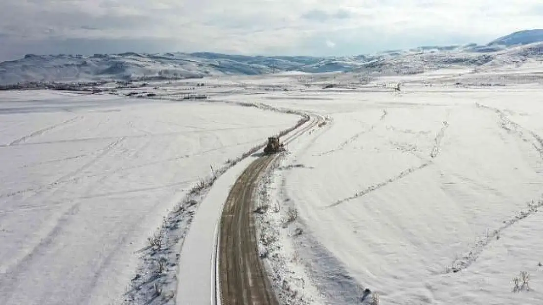 Van'da kar mesaisi başladı