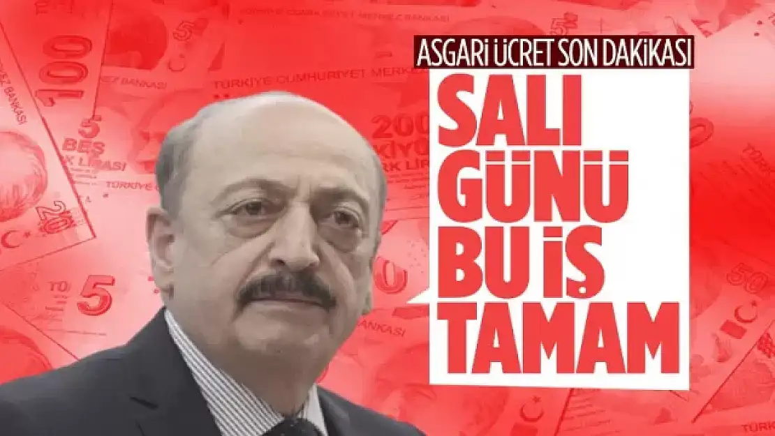 Vedat Bilgin: Salı günü asgari ücret müzakeresinde uzlaşmaya varacağız