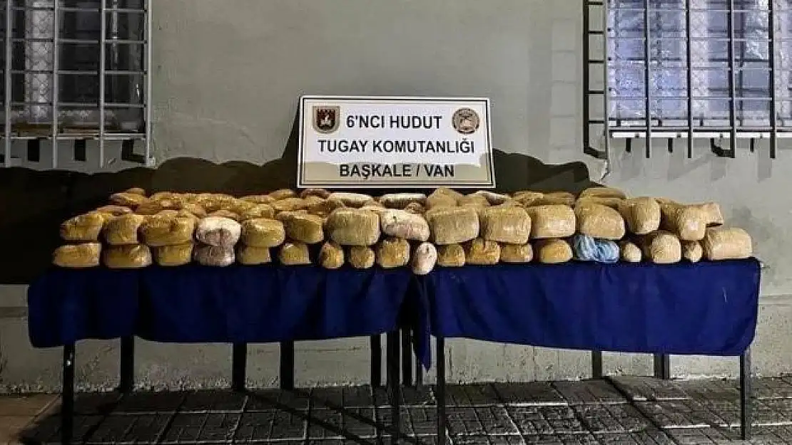 Van'da 215 kilogram uyuşturucu ele geçirildi