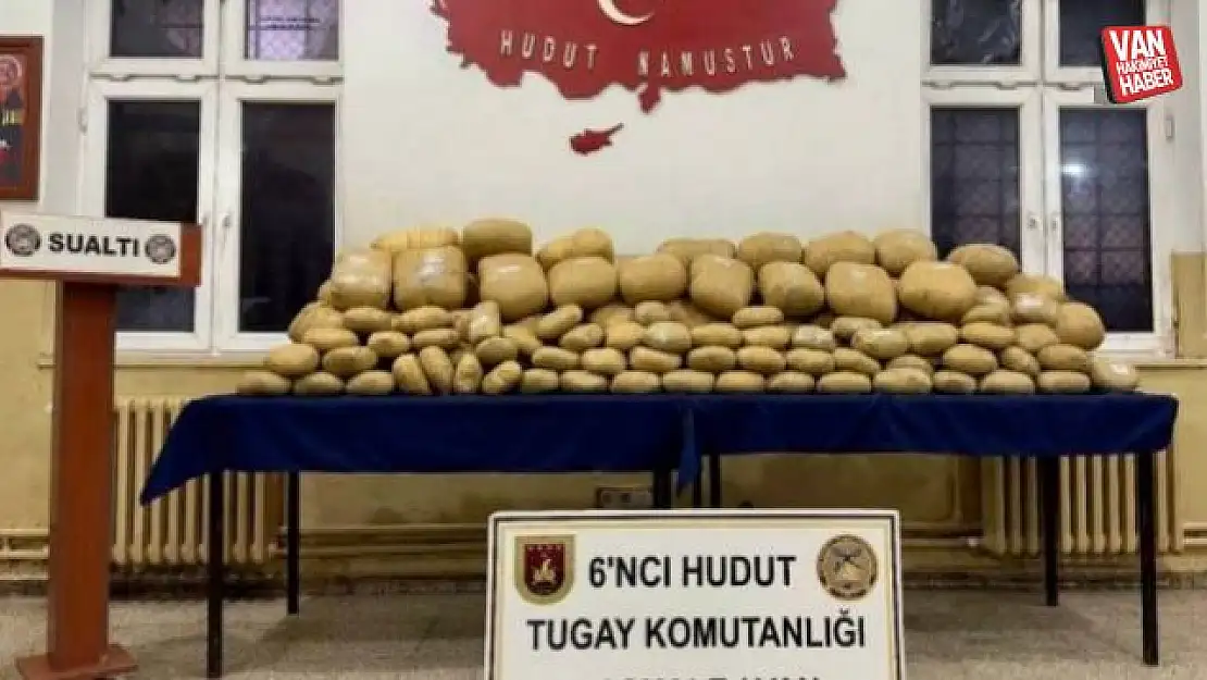 Van'da 486 kilogram toz esrar ele geçirildi