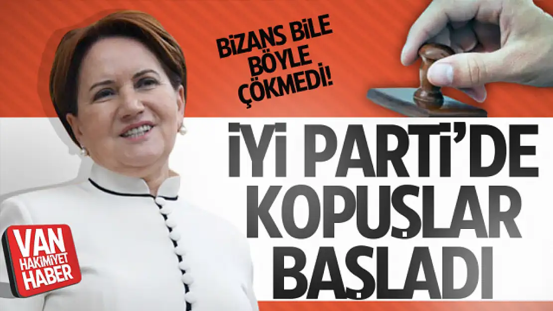 6'lı masa dağıldı! İYİ Parti'den istifalar başladı