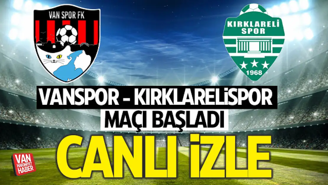 CANLI | Vanspor Kırklarelispor maçı canlı izle! World Türk canlı izle