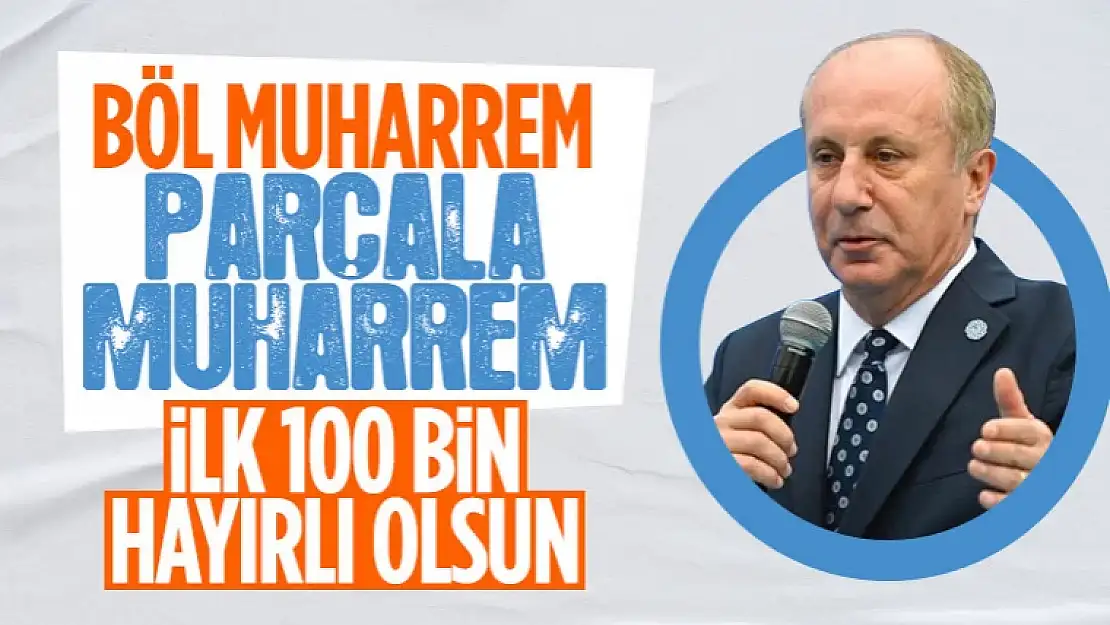 Muharrem İnce cumhurbaşkanı adayı olmaya hak kazandı