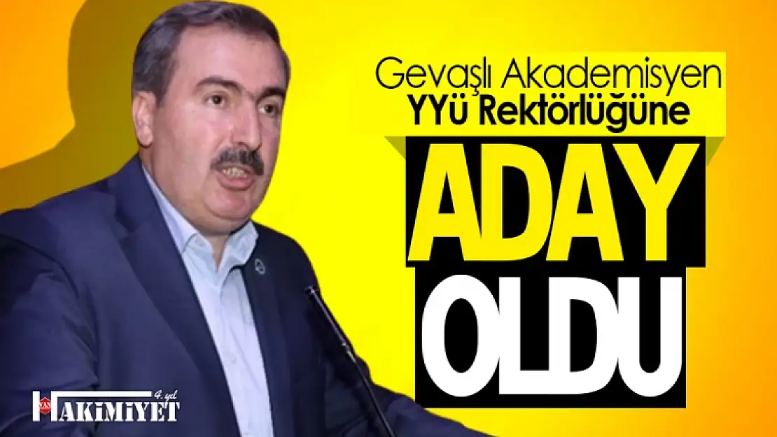 Prof. Dr. Ferzende İdiz YYÜ Rektörlüğüne aday oldu