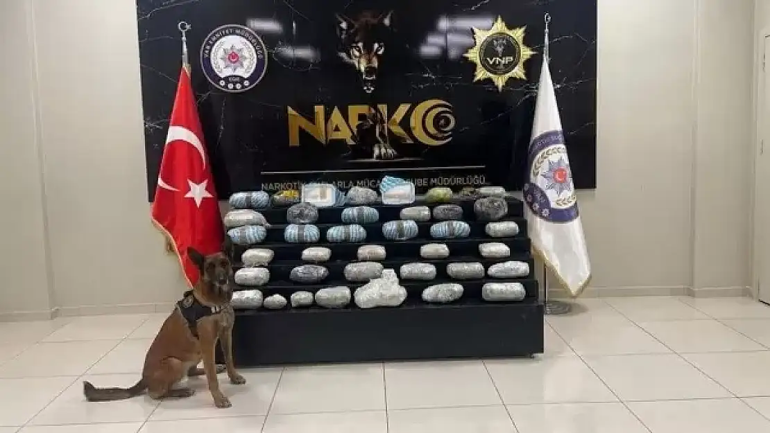 Van'da 31 kilo uyuşturucu ele geçirildi