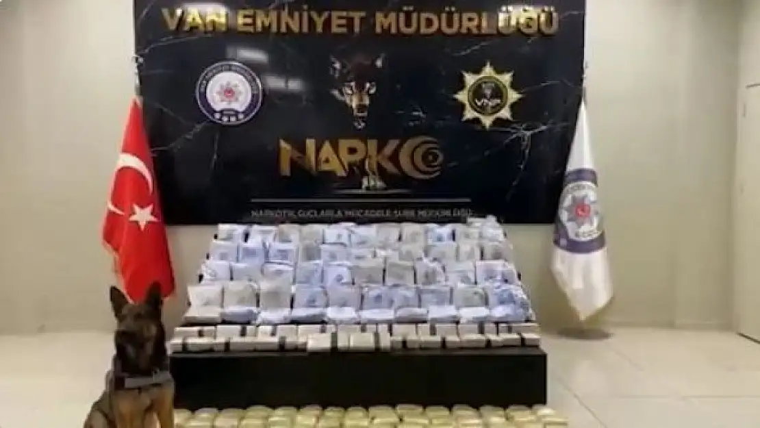 Van'da nefes kesen operasyonla 200 kilo eroin ele geçirildi