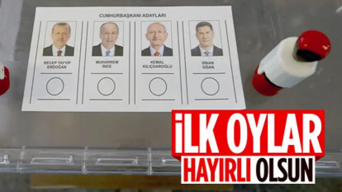 14 Mayıs seçimleri için gümrüklerde oy kullanma işlemi başladı